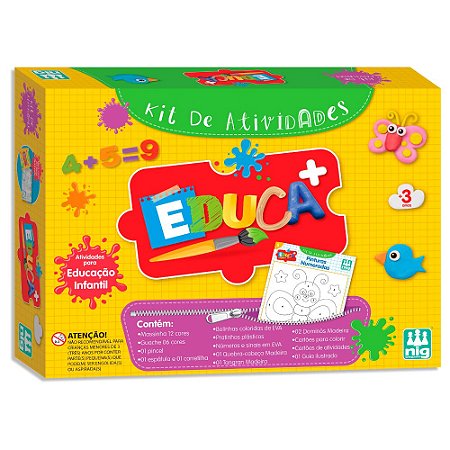 Kit Jogos Educativos - 3 jogos