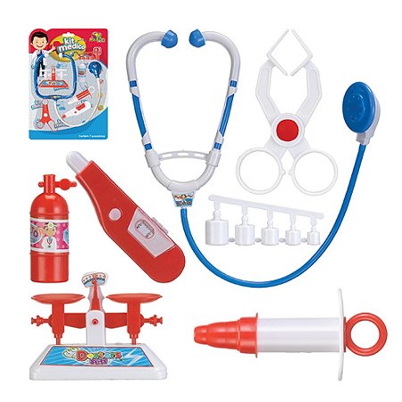 Kit 2 Celular Jogo Infantil + Brinquedo Médico Estetoscópio em