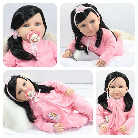 Bebê Reborn Boneca Menina Pronta Entrega Original Realista - ShopJJ -  Brinquedos, Bebe Reborn e Utilidades