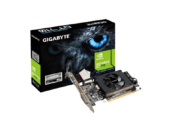 Placa de Video Gigabyte GeForce GT 710 1GB