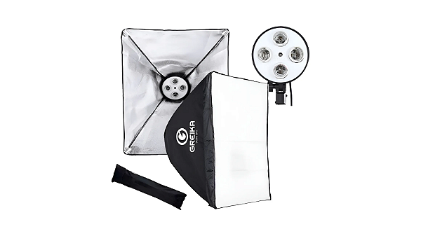 Softbox Quadrúplo 60x60cm Greika