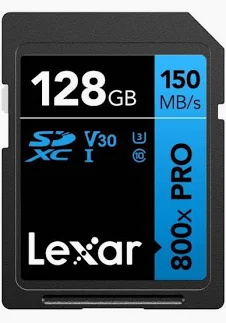 CXARTÃO DE MEMORIA LEXAR 128GB 800X PRO