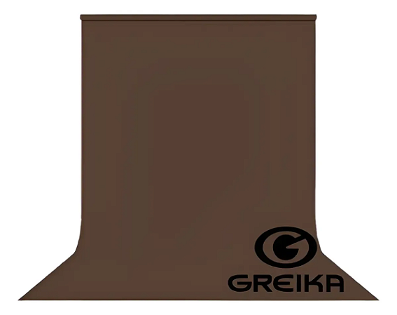 Fundo Infinito Papel Greika Foto Video 2,72x10m Cocoa Marrom