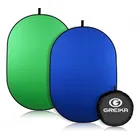Fundo Infinito Greika Portátil 150x200cm Dupla Face Azul E Verde Chroma Key Liso