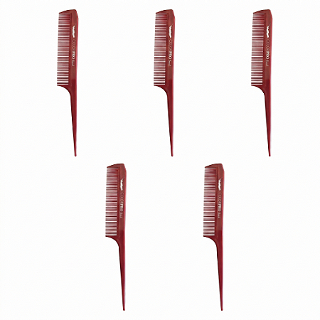 Kit Com 5 UN Pente para Mechas COLORPRO Profissional Antiestático Resistente ao Calor 5BY
