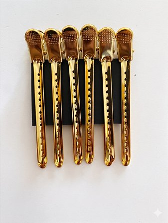 Clip Metal Prendedor ColorPro Brasil Dourado
