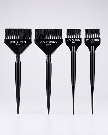 Kit Black Diamonds Com 4 Pincel para mechas Live The Colors