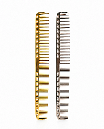 DUO Pentes Aluminio 21CM Kit Promocional com Um dourado e um Prata