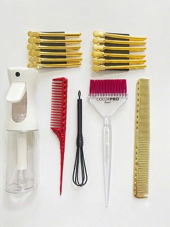 Kit Bancada Colorista Completa Clip Dourado