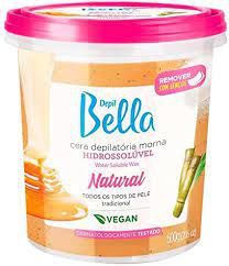 CERA HIDRO. NATURAL 600G - DEPIL BELLA