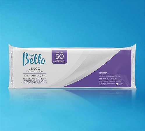 LENÇO DEPILATÓRIO FALSO TECIDO 50FLS - DEPIL BELLA