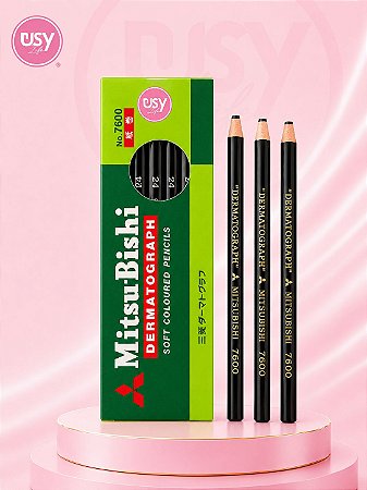 LÁPIS DERMATOGRÁFICO MITSUBISHI PRETO UNID
