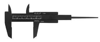 PAQUÍMETRO 15cm - PRETO