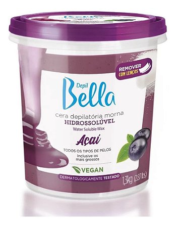 CERA HIDRO. ACAI DEPIL BELLA 1,3 KG