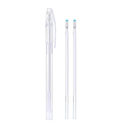 CANETA EM GEL BRANCA COM +2 REFIS EXTRA