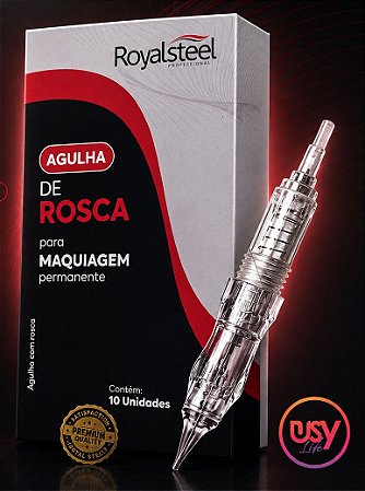 AGULHA ROSCA ROYAL STEEL C/ Anvisa 1 PONTA 0.30mm CÁPSULA UNID