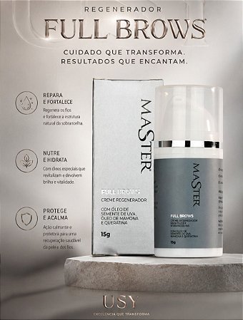 MASTER ELITE CREME REGENERADOR FULL BROW 15g MASTER