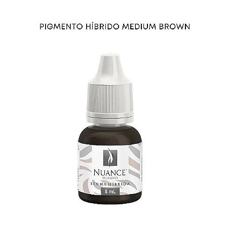 Pigmento NUANCE HÍBRIDO Medium Brown 3ml