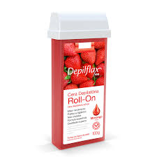 CERA ROLL-ON DEPILFLAX MORANGO 100G
