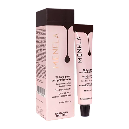 TINTURA DE SOBRANCELHAS - MENELA CASTANHO NATURAL 20G