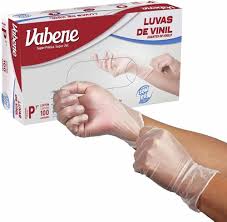 LUVA VINIL SEM PÓ VABENE C/100