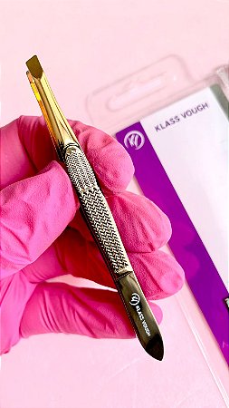 Pinça Profissional Chanfrada INOX KLASS VOUGH TWOR124