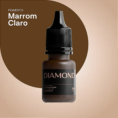 Pigmento Diamond - Marrom Claro 5ml