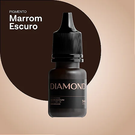 Pigmento Diamond - Marrom Escuro 5ml
