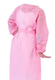 AVENTAL MANGA LONGA PROTDESC 20G UNID - ROSA BB