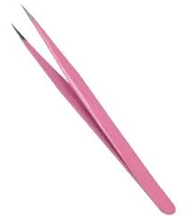 PINCA PARA CÍLIOS ROSA - RETA DAFU