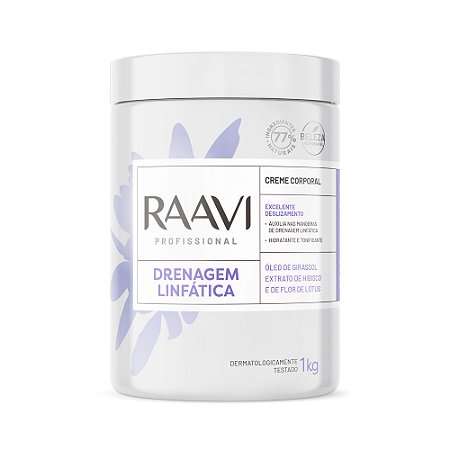 CREME PARA DRENAGEM 1KG RAAVI