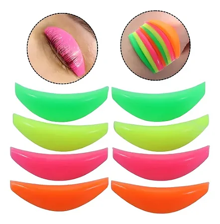 MOLDE BORDA INFINITA DE SILICONE PARA LASH LIFTING 4 PARES COLORIDO