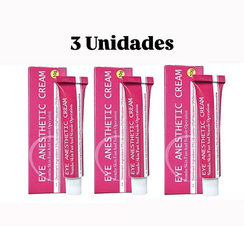 3 Creme EYE Cream ORIGINAL PELE FECHADA