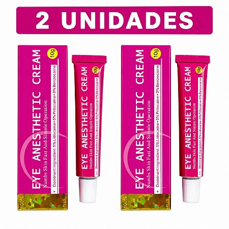 KIT 2 EYE CREAM ORIGINAL IMPORTADO PARA MICROPIGMENTAÇÃO 10G