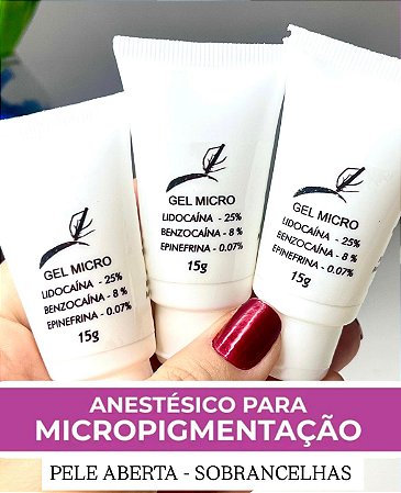 GEL PARA MICROPIGMENTAÇÃO PELE ABERTA 30G