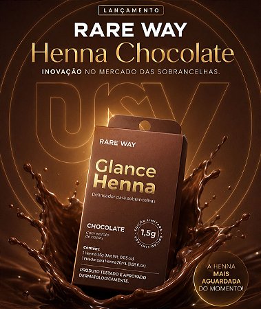 HENNA GLANCE 1,5G CHOCOLATE LANÇAMENTO