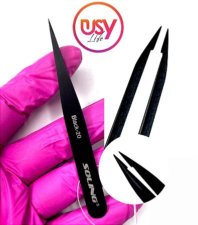 PINCA SOLING BLACK 20 PONTA FINA 388