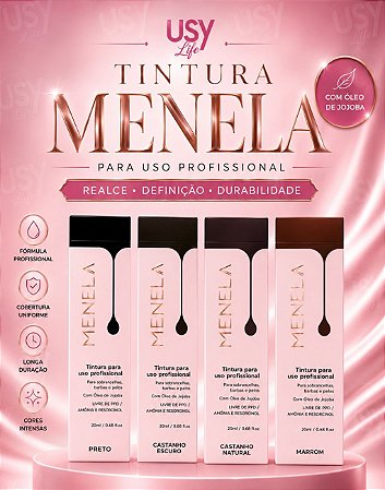 Tintura de Sobrancelhas Menela 20g