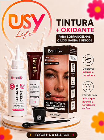Kit Tintura 10g + Oxidante Beautify