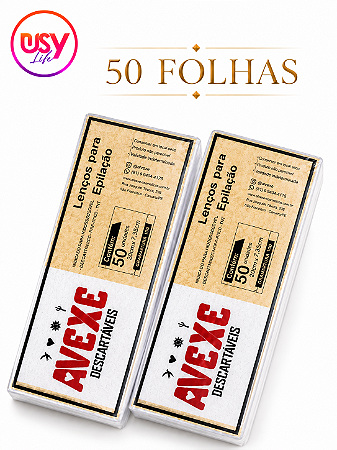 LENCO DE TNT AVEXE 20X7,5  50 FOLHAS