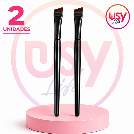 PINCEL CHANFRADO PRETO PREMIUM 2 UNIDADES