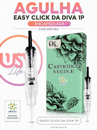 Agulha Easy Click Da Diva 3 Pontas 0.30mm - Com Anvisa