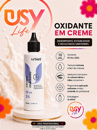Oxidante Creme 10 Vol. (3%) Urbanique 60ml
