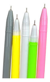 KIT 03 CANETAS EM GEL PRETA SUPER FINA PARA DESIGN