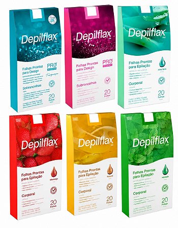 FOLHAS PRONTAS DEPILFLAX C/20 UN