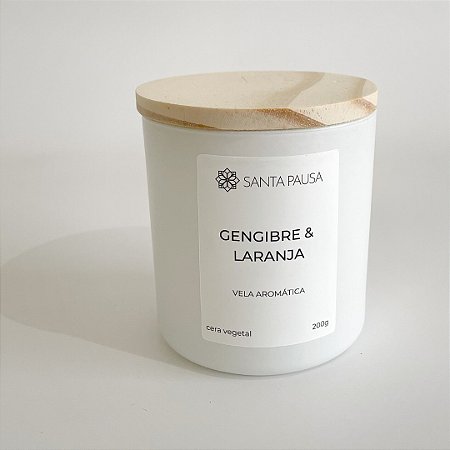 Vela Gengibre & Laranja