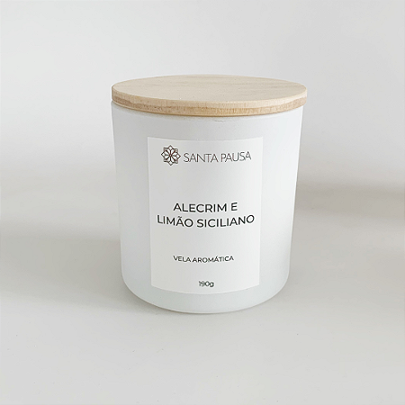Vela Alecrim e Limão Siciliano