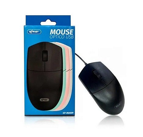 Mouse Óptico Usb com Fio Knup - KP-MU009