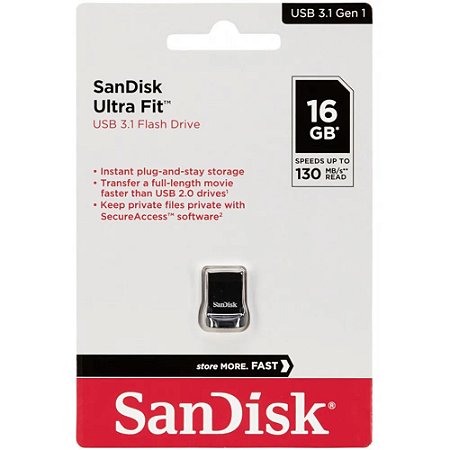 PENDRIVE SANDISK ULTRA FIT 64GB USB 3.2