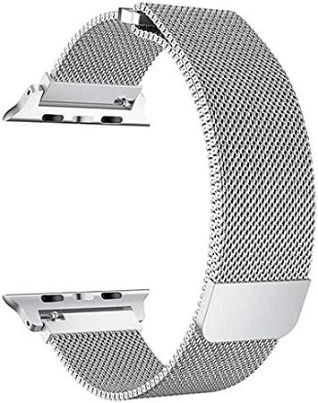 Pulseira Milanesa Metalizada 38mm/40mm/41mm